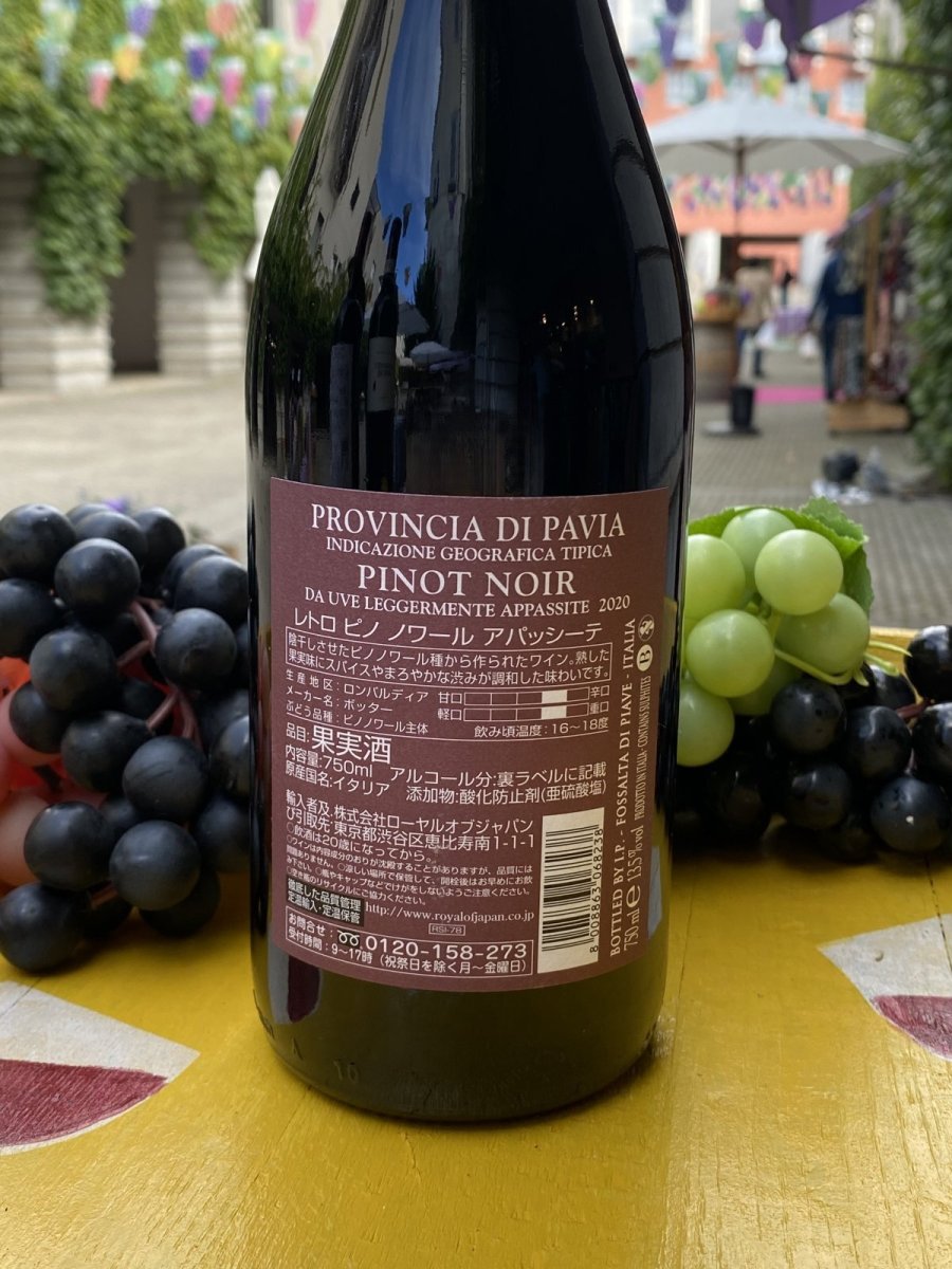 画像3: レトロ ピノ・ノワール アパッシート　赤　2020 (3)